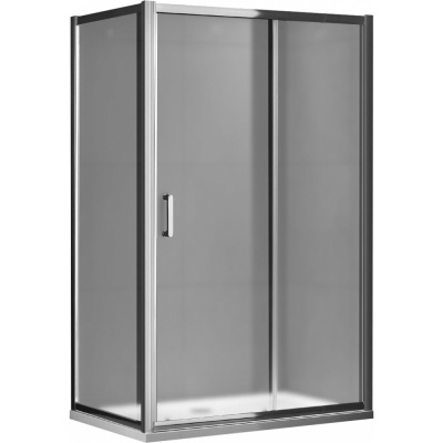 Душевой уголок Gemy Victoria S30191DM-A90M 110х90 профиль Хром стекло матовое