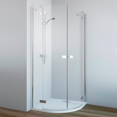 Дверь душевого уголка Radaway Fuenta New PDD 80 L профиль Хром стекло прозрачное