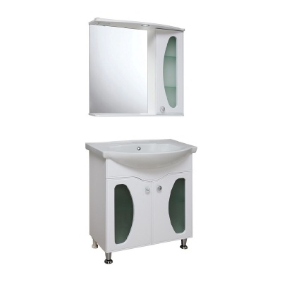 Мебель для ванной Runo Линда Люкс 75 Белая