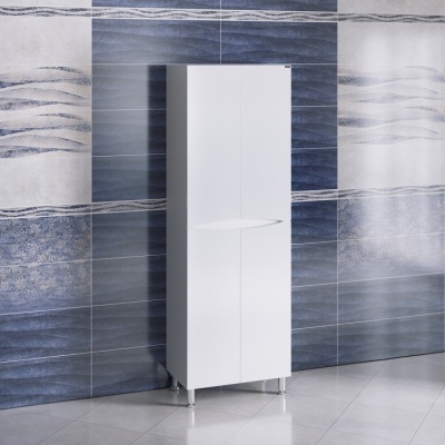 Шкаф пенал СанТа Сатурн 60 700212 Белый