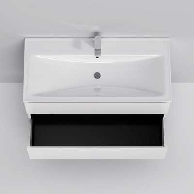 Тумба под раковину AM.PM X-Joy 100 M85AFHX1002WG подвесная Белый глянец