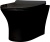 Унитаз Cerutti SPA 2617E Matt Black 7505 подвесной с сиденьем Микролифт