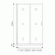 Душевая дверь в нишу Good Door Neo WTW-110-C-CH 110х185 профиль Хром стекло прозрачное