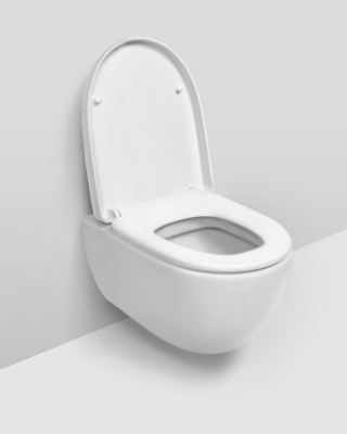 Комплект унитаза AM.PM Awe C111738WH с инсталляцией Geberit Duofix Delta UP100 458.124.21.1 с сиденьем Микролифт и клавишей смыва Хром