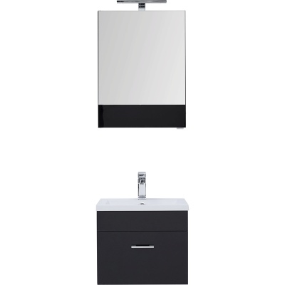 Комплект мебели для ванной Aquanet Верона 50 231054 Черный