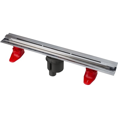 Душевой лоток Berges Wasserhaus Super Line 550 090080 с решеткой Матовый хром