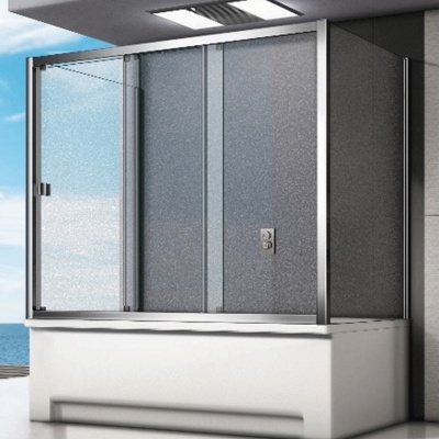 Шторка на ванну Good Door Screen WTW-160-G-CH 160 профиль Хром стекло матовое Шторка на ванну Good Door Screen WTW-160-G-CH 160 профиль Хром стекло матовое