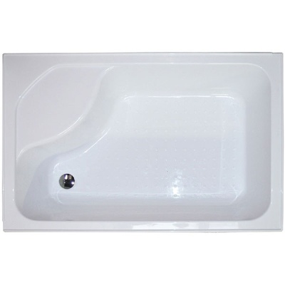 Душевой уголок Royal Bath BP 100х80 RB8100BP-T-L с поддоном профиль Белый стекло прозрачное