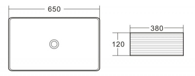 Раковина-чаша BelBagno 65 BB1408 Белая