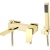 Смеситель для ванны Boheme Q 143-GG.2 Золото