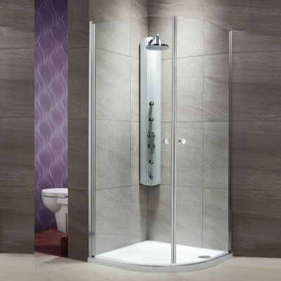 Душевой уголок Radaway Eos PDD 80x80 профиль Хром стекло прозрачное