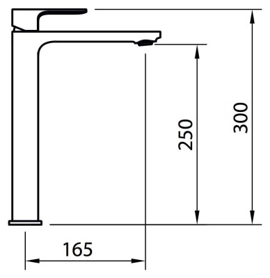 Смеситель для раковины Clever Saona Slim 60118 Хром