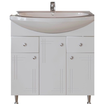 Тумба под раковину San Star Июнь 80 4.1-1.4.1. Белая