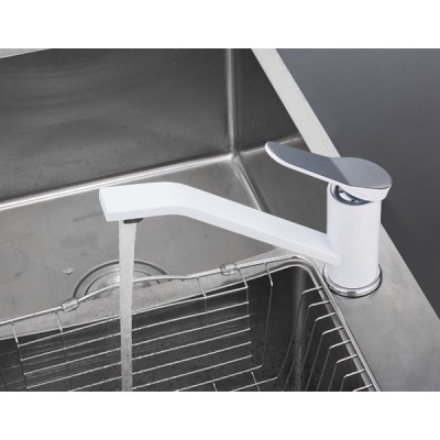 Смеситель для кухни Frap F4945 Хром Белый