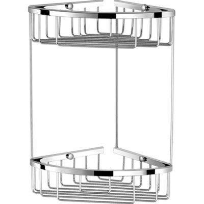 Полка корзина Aquanet 8136 угловая Хром