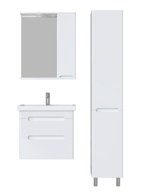 Комплект мебели для ванной San Star Адель 60 171.1-1.4.1.+6000UF+174.1-2.4.1. Белый