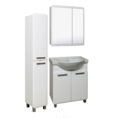 Мебель для ванной Runo Эрика 70 Белая