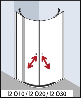 Душевой уголок Kermi Ibiza 2000 I2 O20 090181AK O20
