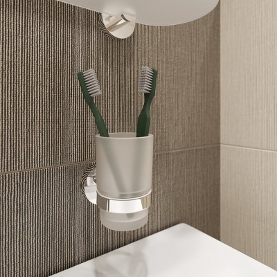 Стакан для зубных щеток Iddis Sena SENSSG1i45 Хром