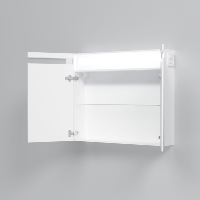 Зеркальный шкаф AM.PM Bliss L 80 с подсветкой Белый