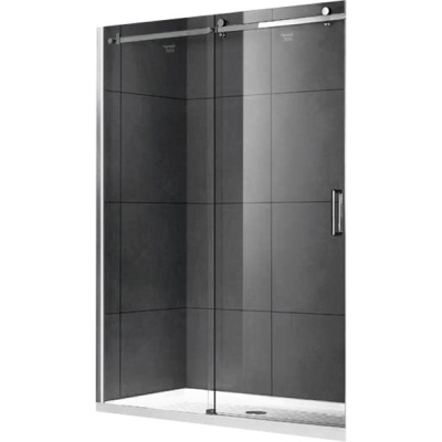 Душевая дверь в нишу Gemy Modern Gent 120х200 профиль Хром стекло прозрачное