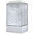 Душевая кабина Royal Bath BP 100х80 RB8100BP2-T-L с гидромассажем стекло прозрачное задняя стенка Белая