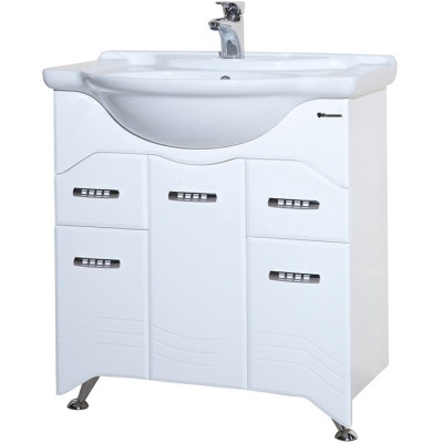 Тумба c раковиной Bellezza Дрея 75 Белая