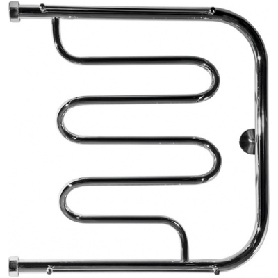 Водяной полотенцесушитель Тругор ПМ нп 2 П 50x50 с полкой Хром