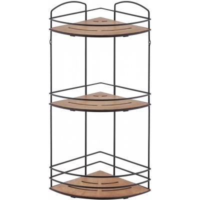 Полка корзина Tekno-tel BK075B угловая Черная
