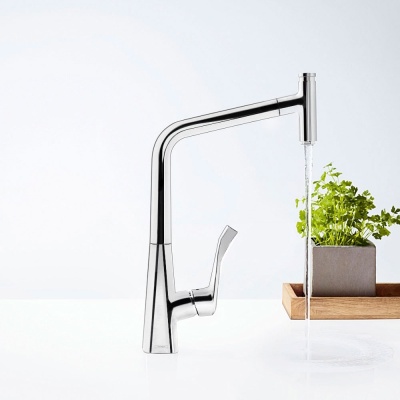 Смеситель для кухни Hansgrohe Metris Select M7115-H320 73803000 Хром