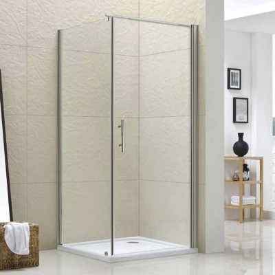 Душевой уголок RGW Leipzig LE-33 100x100 профиль Хром стекло прозрачное