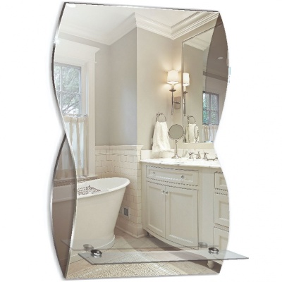 Зеркало Mixline Престиж Соблазн 49 537406 с полкой с декоративной тонировкой