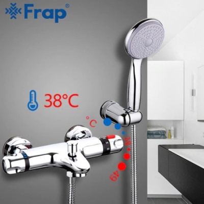 Смеситель для ванны Frap F3051 с термостатом Хром
