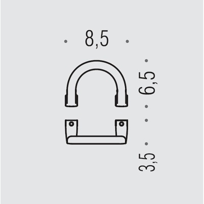 Крючок Colombo Design Lulu LC47 Хром