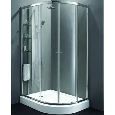 Душевой уголок Cezares Anima RH-2 120x100 L профиль Хром стекло прозрачное