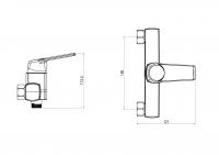 Смеситель для душа Orange OneLife P02-200cr Хром