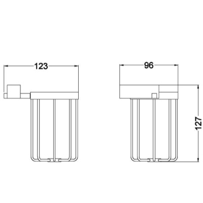 Держатель освежителя воздуха Schein Rembrandt 062E Хром