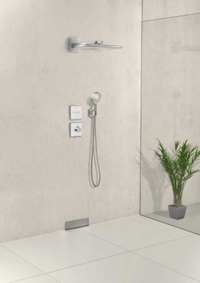 Переключатель потоков Hansgrohe ShowerSelect 15736400 Хром Белый