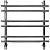 Водяной полотенцесушитель Ника Bamboo ЛБ1 50x40 Хром