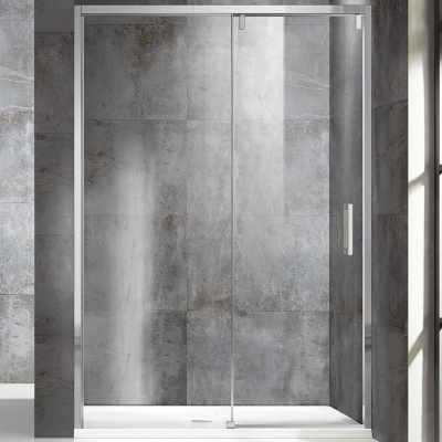 Душевая дверь Vincea Lugano VDS-1L120CL 120x195 профиль Хром стекло прозрачное