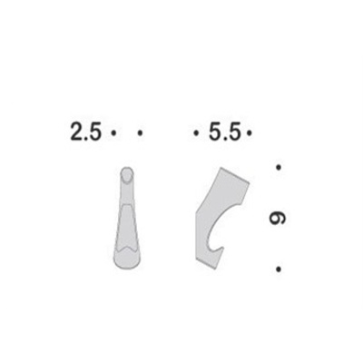 Крючок Colombo Design Land CD77.000 Хром