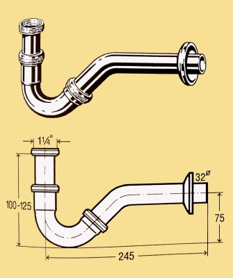 Сифон Viega 103781 Хром