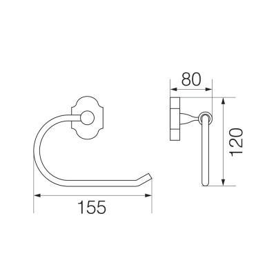 Держатель туалетной бумаги Veragio Stanford VR.STD-7727.BR Бронза