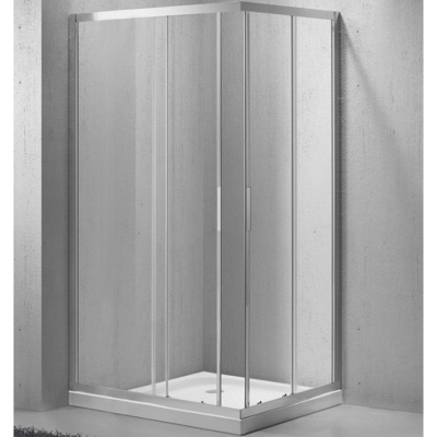 Душевой уголок BelBagno SELA-AH-2-120/80-C-Cr 120x80 профиль Хром стекло прозрачное