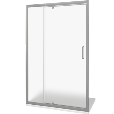Душевая дверь в нишу Good Door Orion WTW-PD-130 130 профиль Хром стекло прозрачное