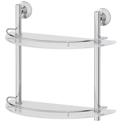 Стеклянная полка FBS Standard 081 Хром