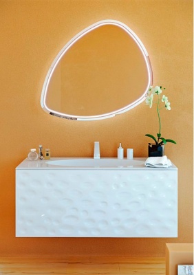 Зеркало Aqwella Clarberg Stone 95 Stn.02.10 с подсветкой с сенсорным выключателем