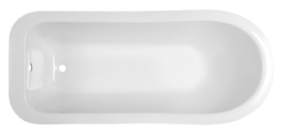 Ванна из искусственного камня Эстет Царская 170x73 Белая
