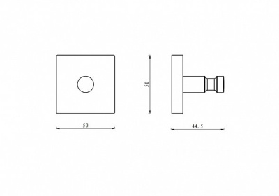Крючок Aquanet Flash S1 Хром