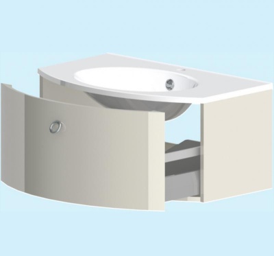 Тумба Astra Form Венеция 100 c 1 ящиком Белая